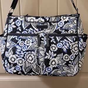 Vera Bradley Plenty of Pockets Crossbody in Snow Lotus